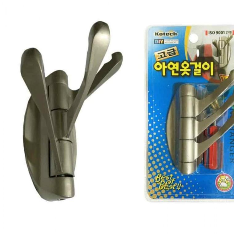 벽걸이행거 3단 벽고정행거 벽고정걸이 벽면후크 벽걸이후크