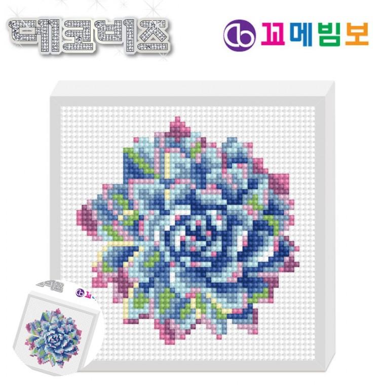 DIY보석십자수 액자보석십자수 보석십자수DIY 어린이십자수 구슬십자수 데코비즈 150 보석십자수 C11 핑크