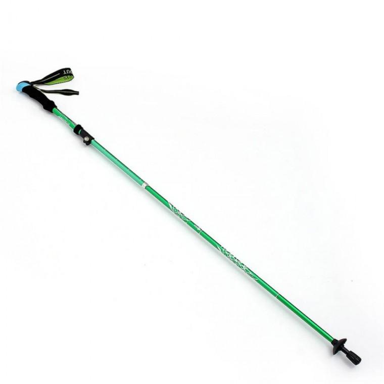 5단 접이식 등산스틱 130cm 그린 5단등산스틱