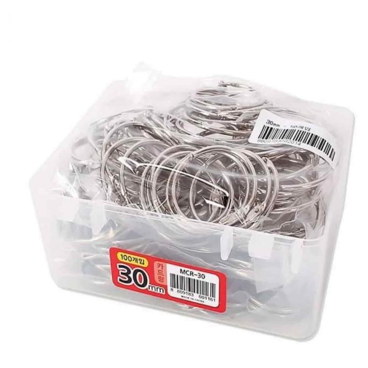 단어장링 카드고리 단어공부 서류링 카드링 30mm 100개