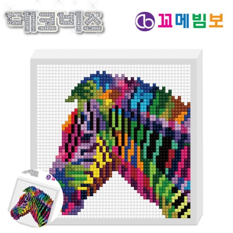 보석십자수도안 초등십자수 어린이보석십자수 비즈공예키트 어린이십자수 데코비즈 150 보석십자수 E02 색