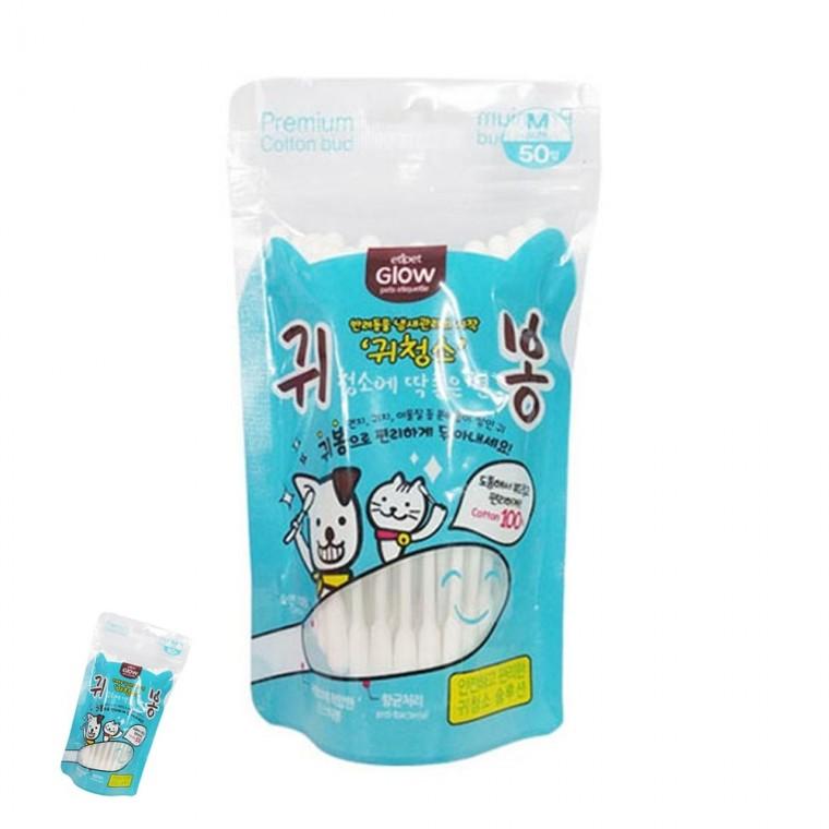 애완견귀청소 강아지귀관리 강아지귀청소 강아지귀클리너 개귀청소 반려동물 면봉 100p