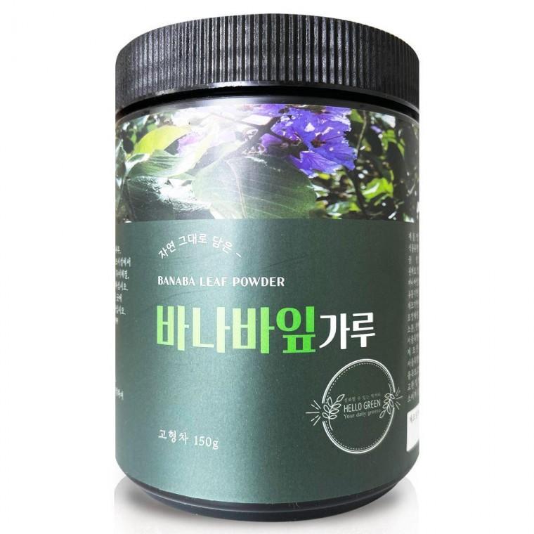 헬로우그린 바나바잎 가루 150g(통)