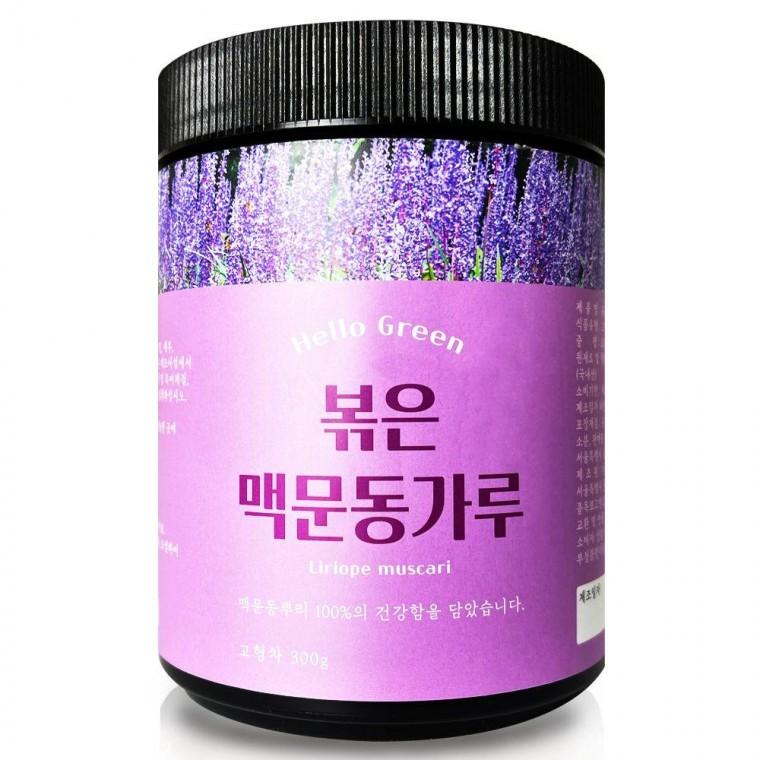 헬로우그린 국산 볶은 맥문동 분말 300g(통)