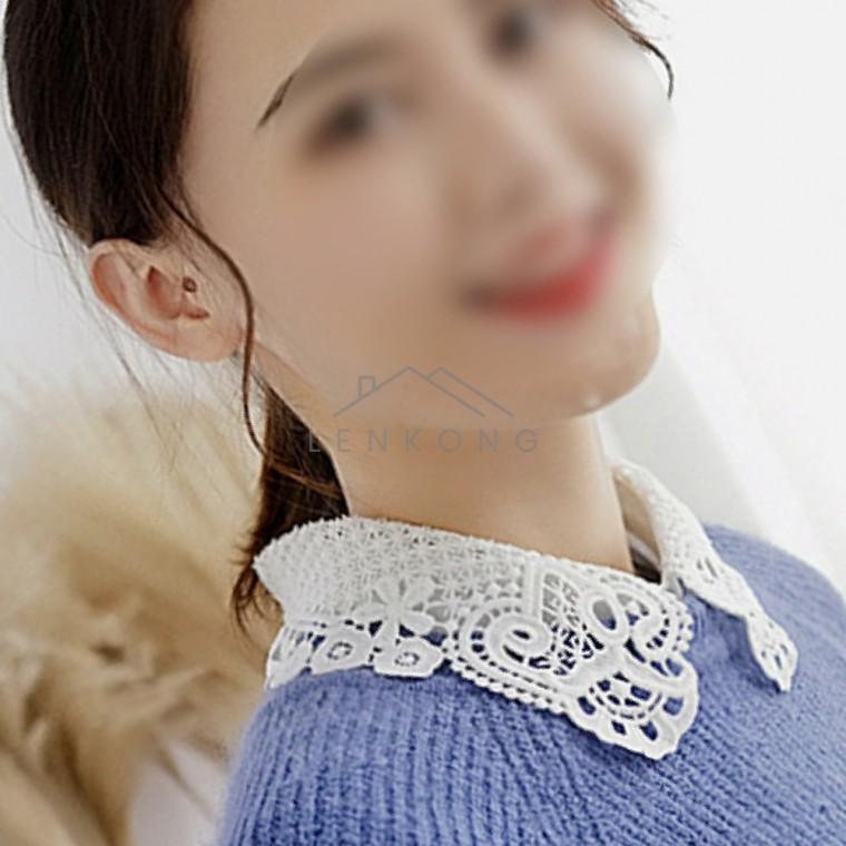 의류장식 블라우스패션 여성카라 옷장식 의류카라 목장식