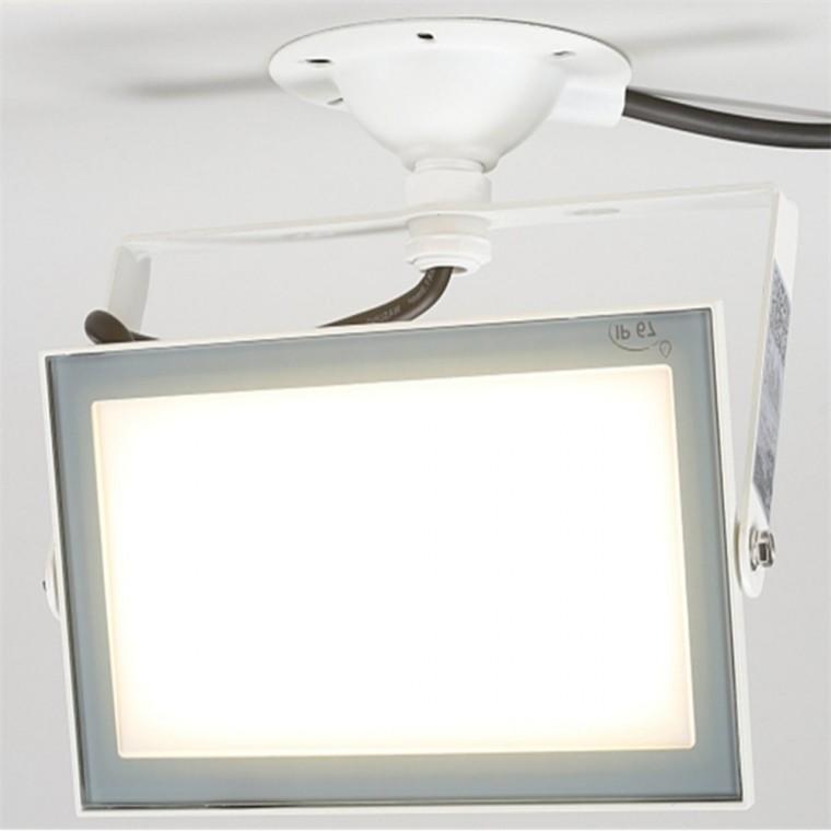 LED 사각 투광기 화이트 50W 전구색 마당조명 간판투광등
