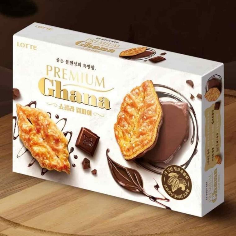 초콜릿디저트 페이스트리과자 초콜릿비스킷 초코코팅과자 가나 립파이 132g