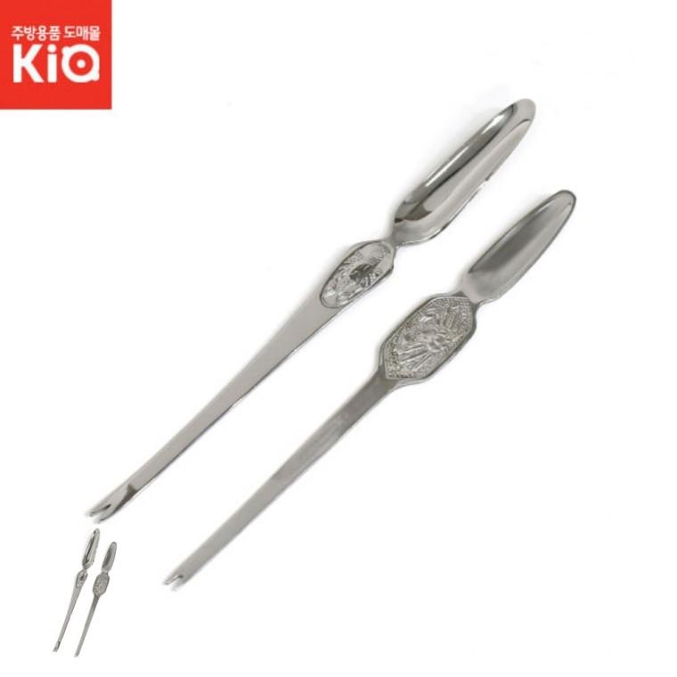 대게포크 손질도구 다용도포크 킹크랩포크 꽃게포크 게살포크