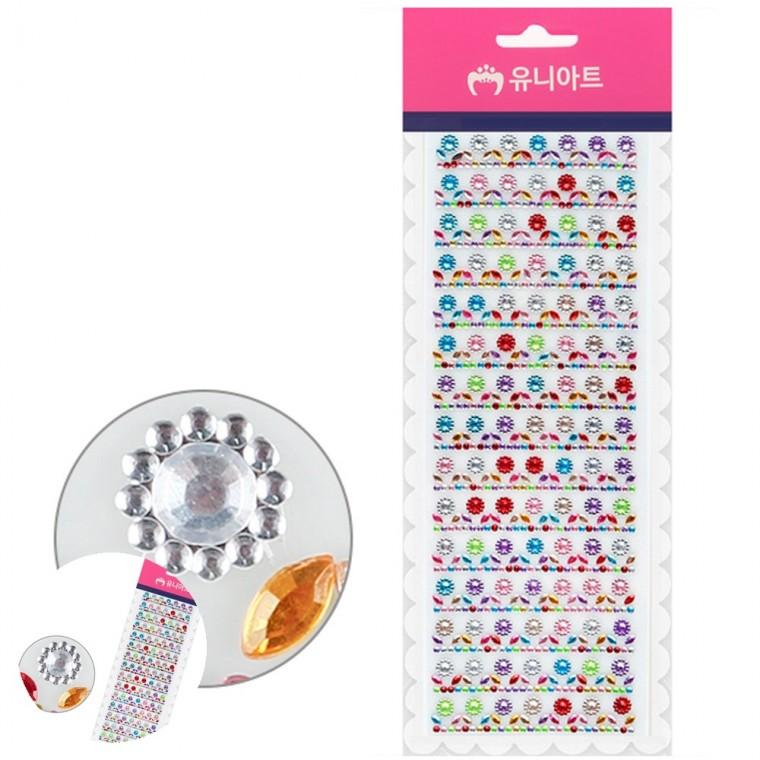 보석스티커 큐빅스티커 노트북꾸미기스티커 창문꾸미기스티커 카드꾸미기스티커 비즈 스티커 105번