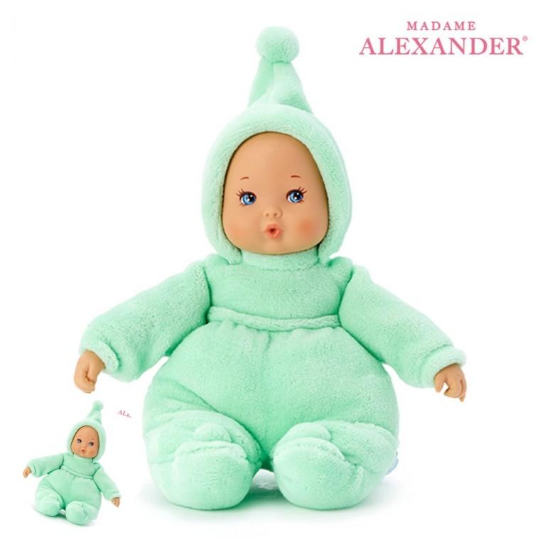 아기수면인형 유아장난감 애기애착인형 아기애착인형 유아애착인형 민트 인형 31cm
