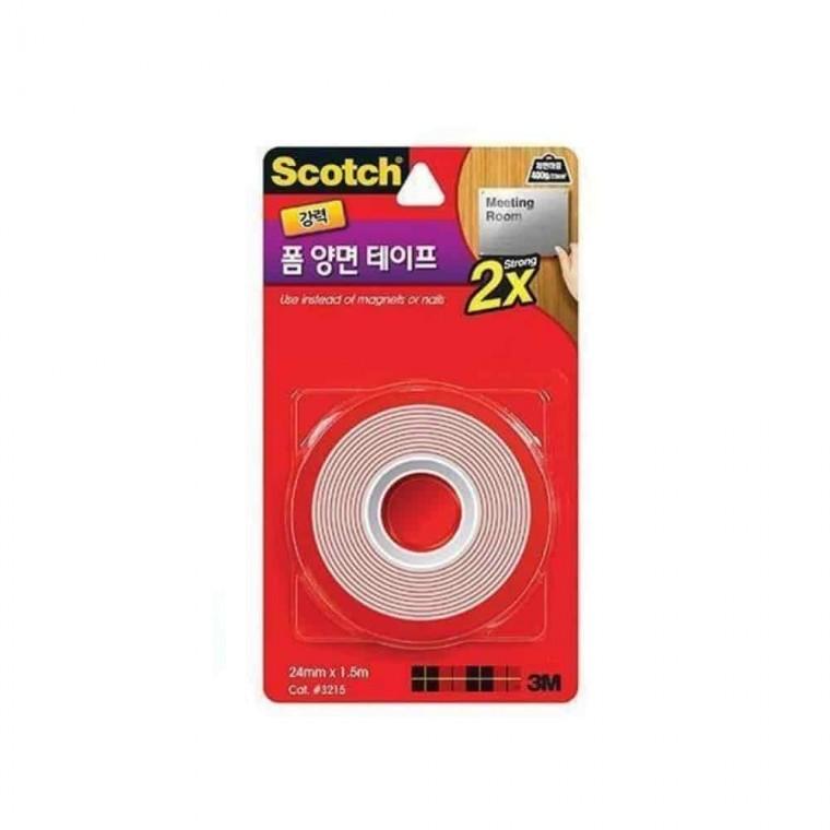 폼양면테이프 사무용테이프 쿠션테이프 폼테이프 폼 양면 테이프 24mm