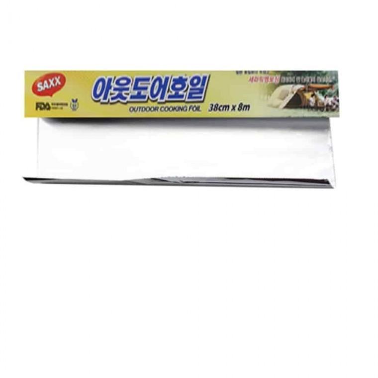 캠핑호일 38cmx8m 음식물보관 스테이크굽기 베이킹호일 김밥포장