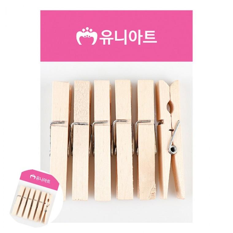 메모꽂이 POP집게 소품걸이 행거집게 사진걸이집게 나무집게 특대 원목