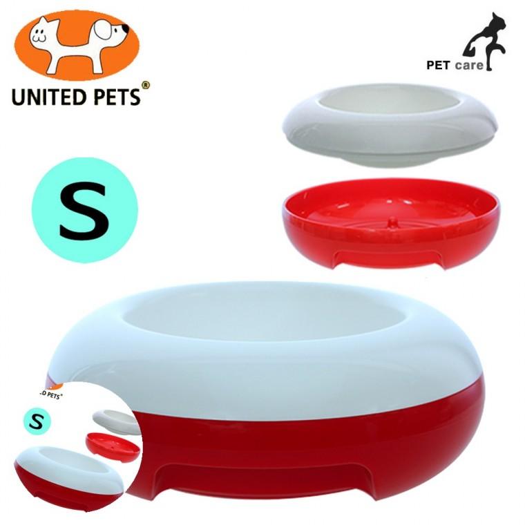 애완견밥그릇 강아지보울 반려견식기 강아지식기 애견식기 ET BOWL 레드 화이트 S