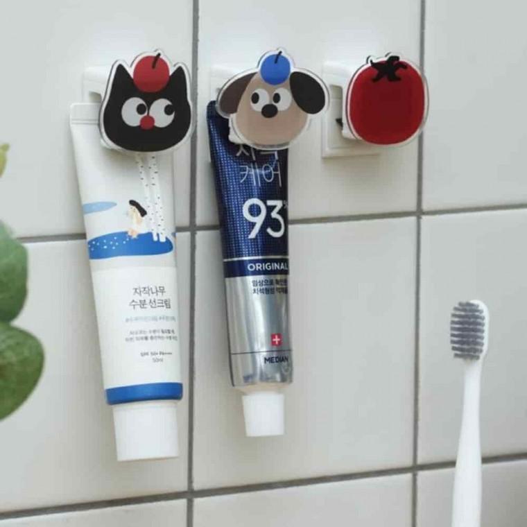 무타공치약걸이 무타공걸이 치약거치대 욕실치약걸이 치약걸이
