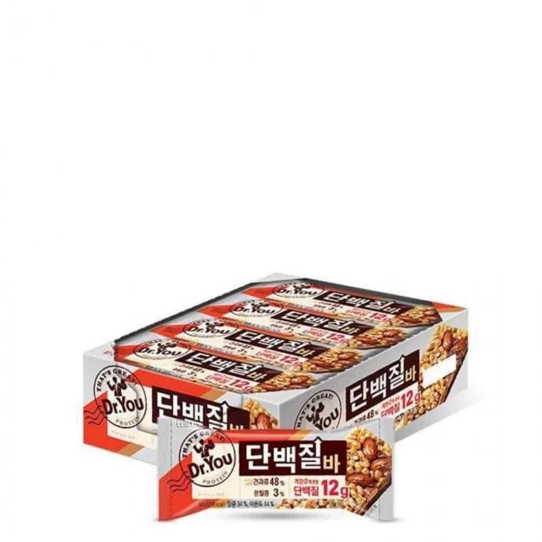 단백질간식 영양바 견과바 탕비실간식 닥터유 단백질바 50g 12개세트