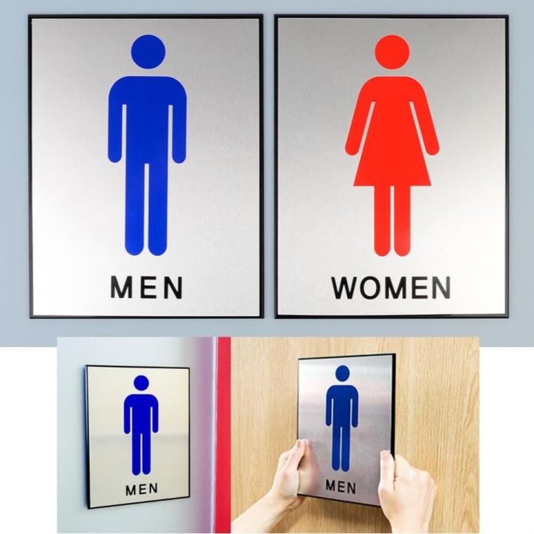 표지판 마크 팻말 스티커 문패 화장실 표시판