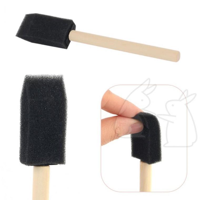 페인트 털안빠지는 스테인 도장 리폼 스펀지붓 2.5cm