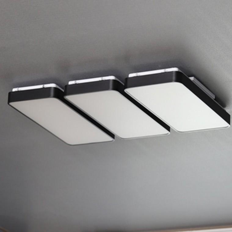 LED 거실등 블랙 6등 150W 주광색 주광색거실등 거실천장등