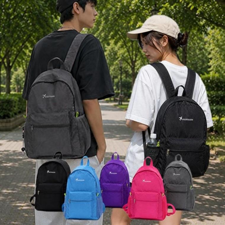 여행필수템 초경량 립스탑 접이식 백팩 5color