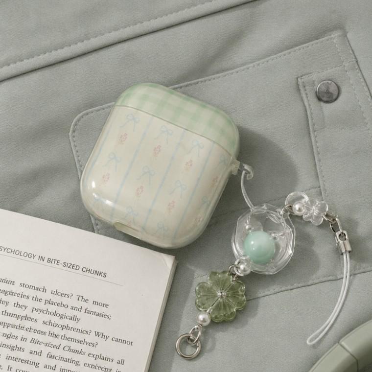 자체제작 리본 에어팟 케이스 먼지 방지 보호 케이스