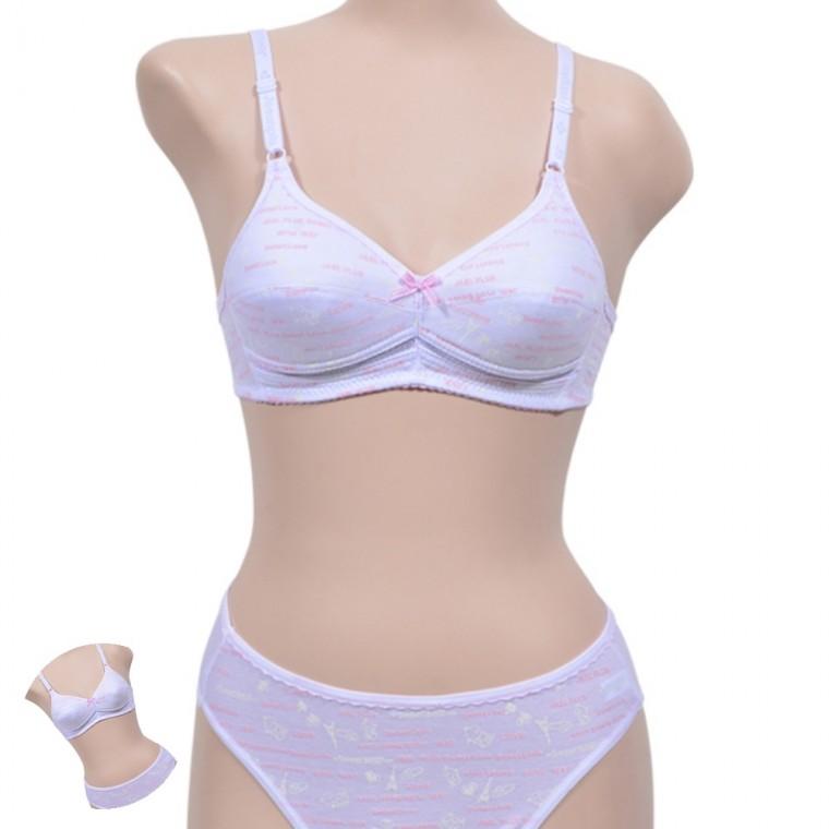 브라팬티세트 어린이속옷 베이직 여아속옷 아동속옷 B컵브라
