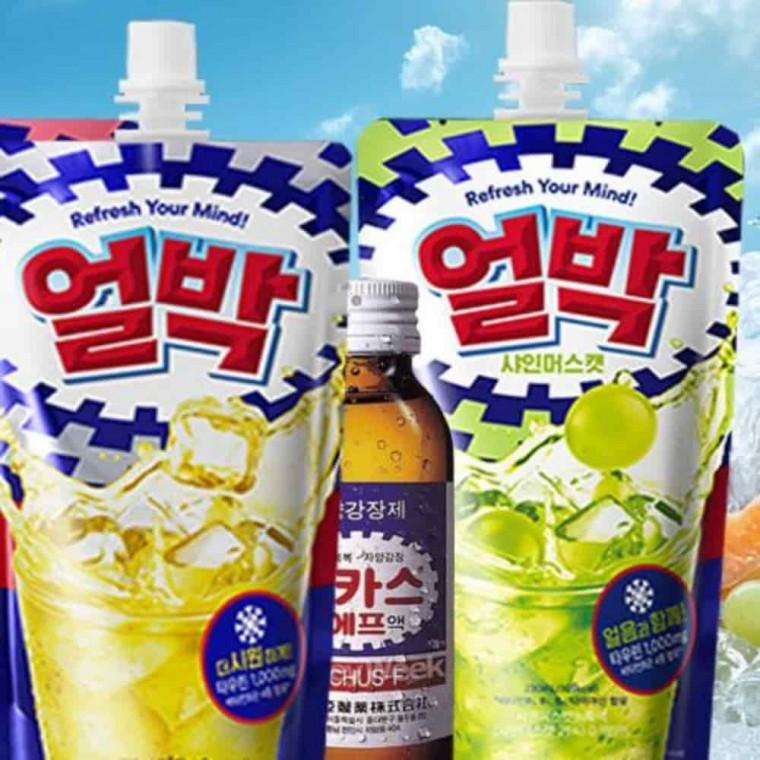 얼박 40팩 시원한음료 스파우트파우치 짜먹는음료 아이스파우치
