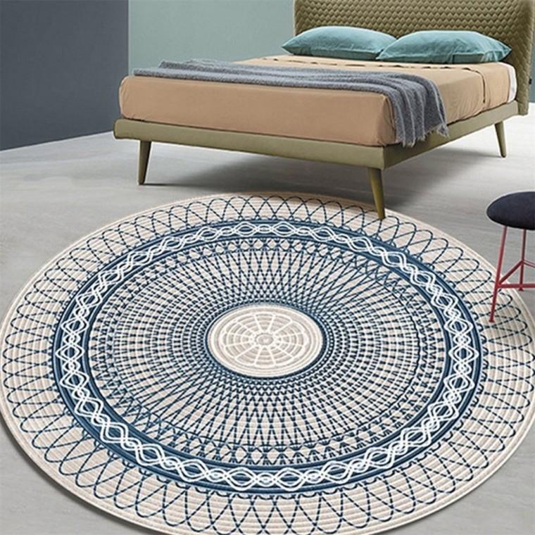 원형 러그 100cm 거실용 러그