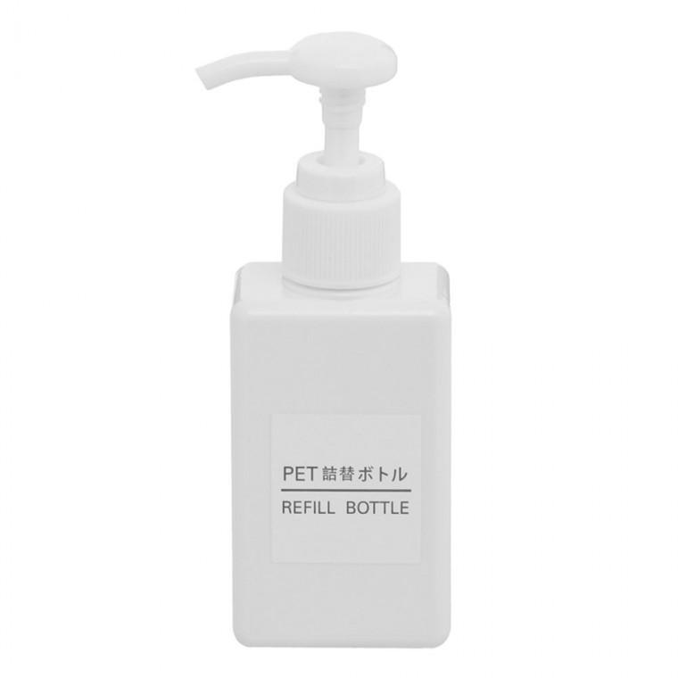 욕실 디스펜서 사각 용기 100ml 화이트 세제용디스펜서