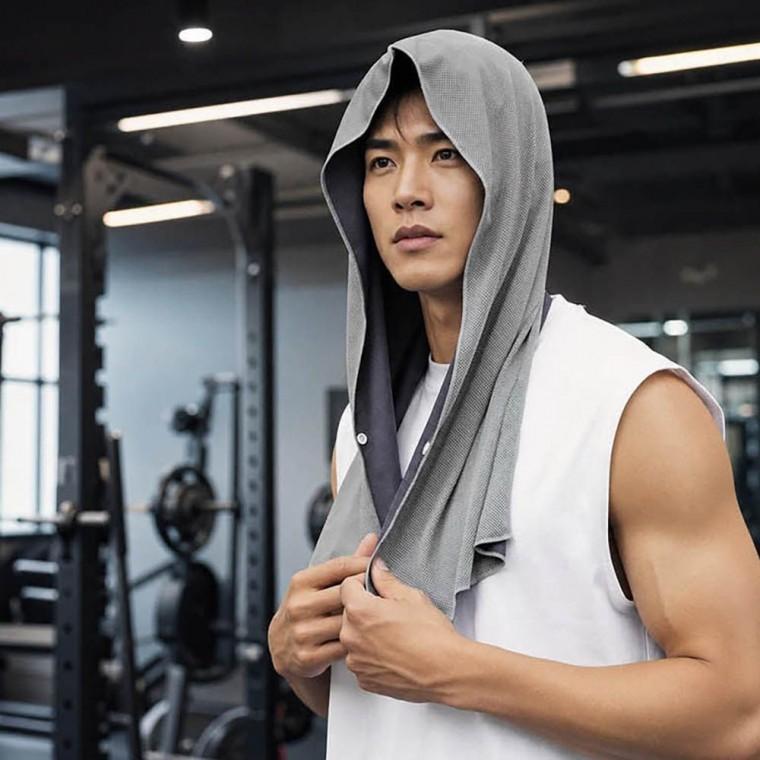 쿨링 타월 후드 냉감 스포츠 두건 운동 등산 러닝 용품 햇빛 차단 메쉬