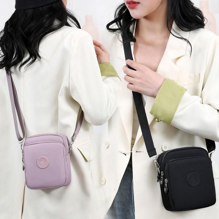 여자 가방 미니 크로스백 핸드폰 미니백 작은 보조 가벼운 패브릭백 여성 엄마 여행