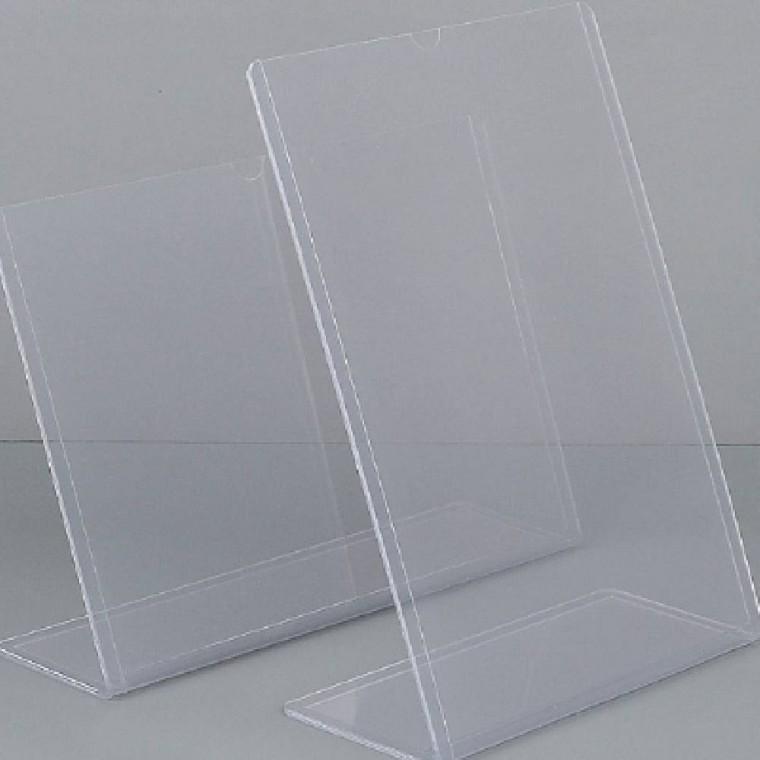 (A4) PVC 투명 스탠드꽂이 단면꽂이 종이꽂이 투명
