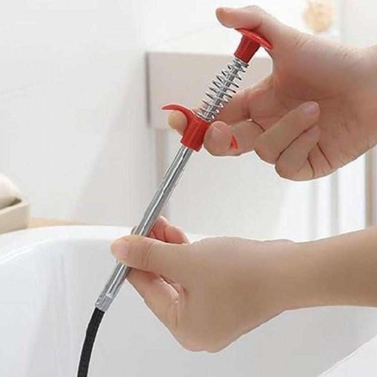 배수구 뚫어뻥 집게 하수도청소기 배수관막힘 하수구집게