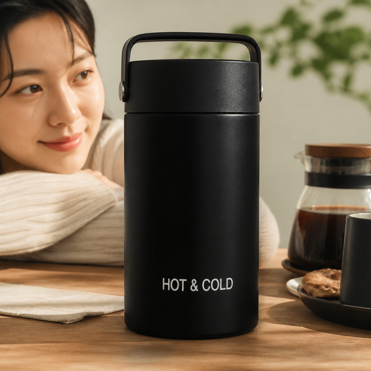 스테인리스 보냉병 듀얼 진공 커피 보온병 등산용 물병