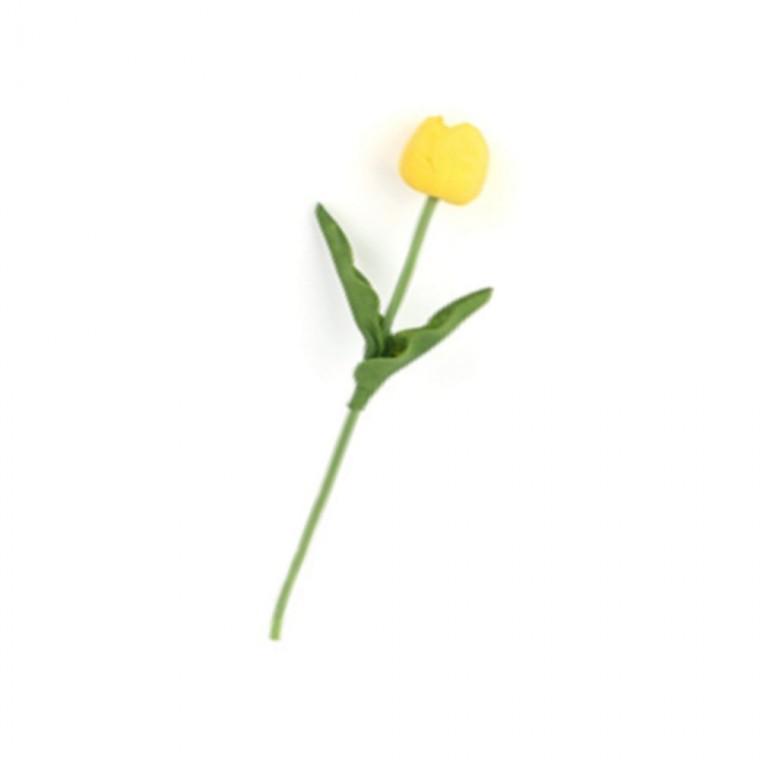 튤립 조화 조화한송이 촬영장식