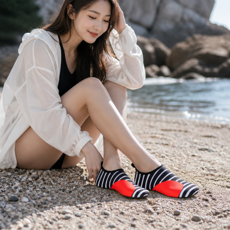 물놀이 신발 스트라이프 패턴 265mm 아쿠아슈즈
