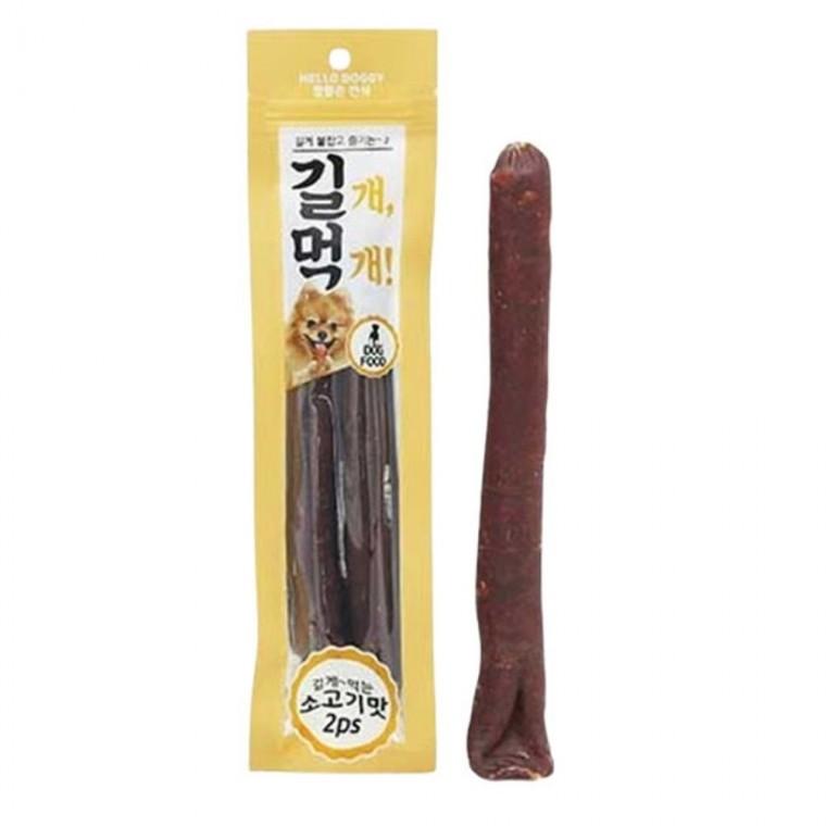 참좋은간식 강아지 간식 스틱 애견간식 소고기맛 2P
