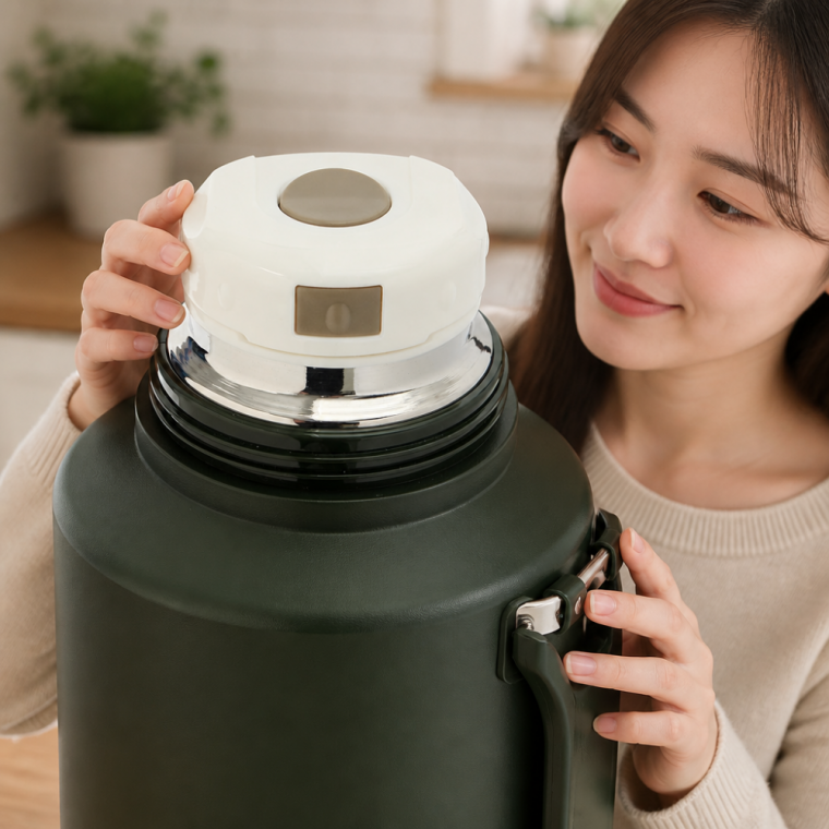 대용량 보온보냉병 2.5L 스테인리스 304 진공 물병 죽통