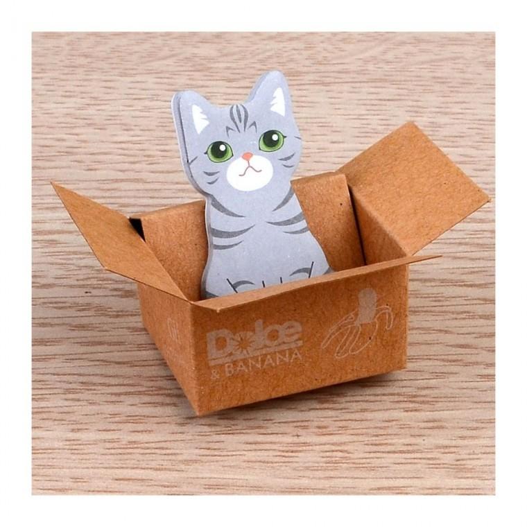 고양이 캐릭터 접착 스티커 노트 사무 메모지 포스트잇 귀여운 공부 필기