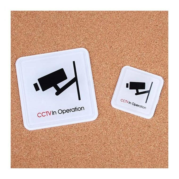 CCTV녹화중 몰딩사인 표지판 경고 벽부착 방범 입체 출입문