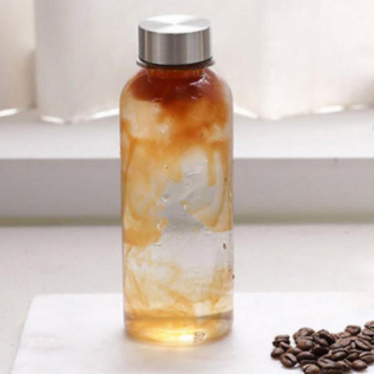 휴대용 클리어 투명 카페 물통 물병 보틀 500ml