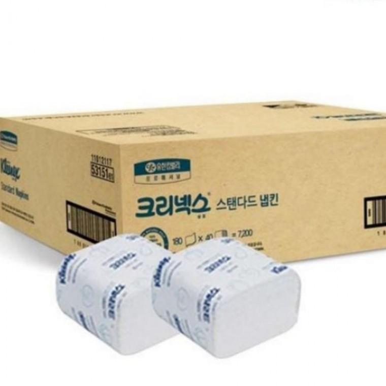 크리넥스 냅킨 스탠다드 휴지 화장지 180매 7200장