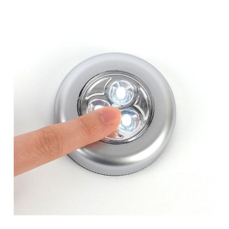 터치식 센서등 LED 무선 3단밝기 램프 인테리어 조명 충전