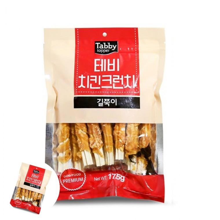 반려견간식 애완견간식 애견영양간식 강아지산책간식 강아지영양간식 크런치 175g 치킨 길쭉이 강아지 간식