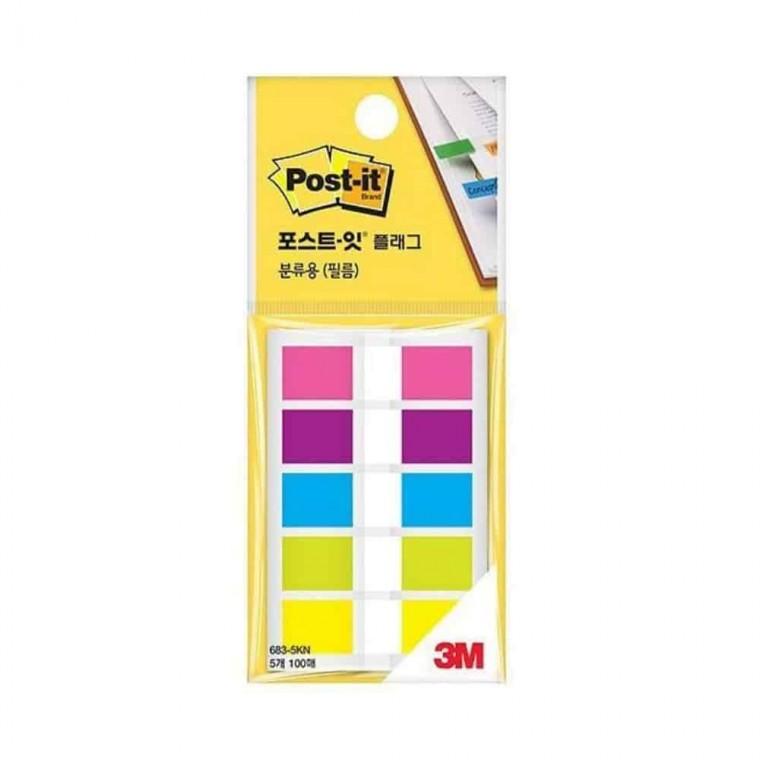 페이지마커 독서용품 인덱스탭 서류분류 포스트잇 분류용 필름 5색