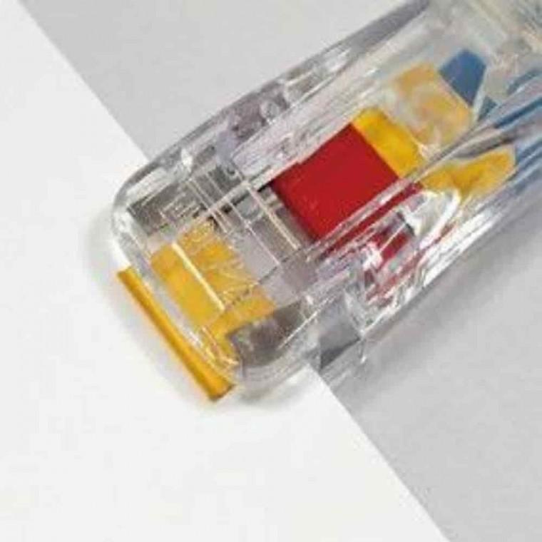 사무용품 문구사무용품 페이퍼클립 서류클립 투명 나이스러 중형