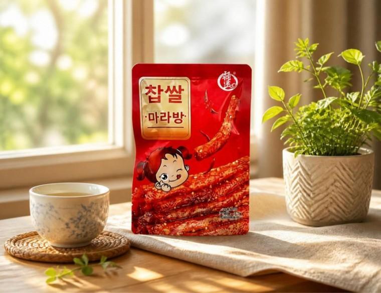 [묶음배송] 찹쌀 마라방 쫀디기 10봉 - 사무실 탕비실 간식 직장인 오후 당충전 과자 회사 단체간식 업소용