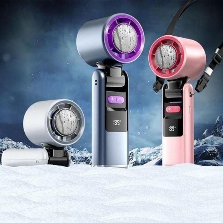 선풍기 바람조절 LED 미니선풍기 휴대용 탁상용 목걸이 핸디 선풍기