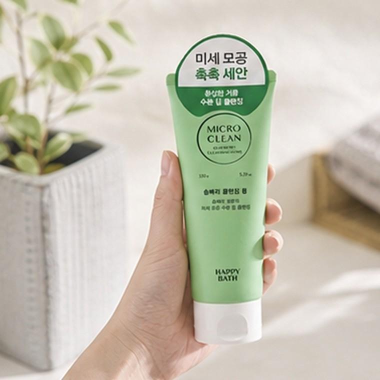 마이크로 클린 솝베리 클렌징폼 150g 촉촉 세안 미세 모공 튜브형