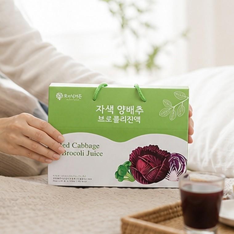 자색양배추 브로콜리 진액 국내산원료 90ml 식후 데일리음용 건강즙